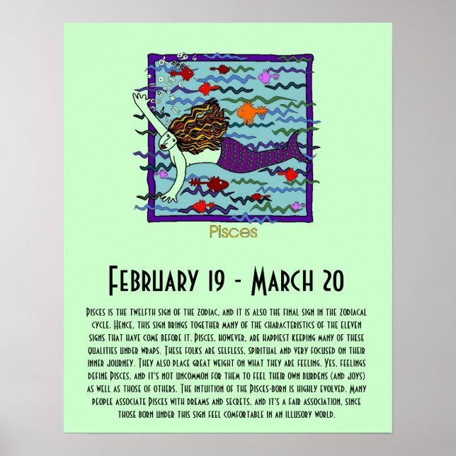 Póster Pisces (Frente)