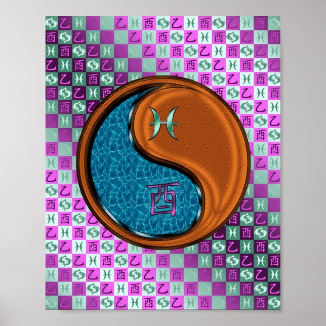 Póster Pisces & Wood Rooster (Frente)