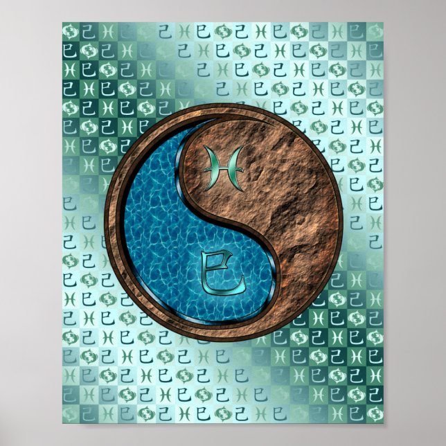 Póster Pisces y Serpiente de la Tierra (Frente)
