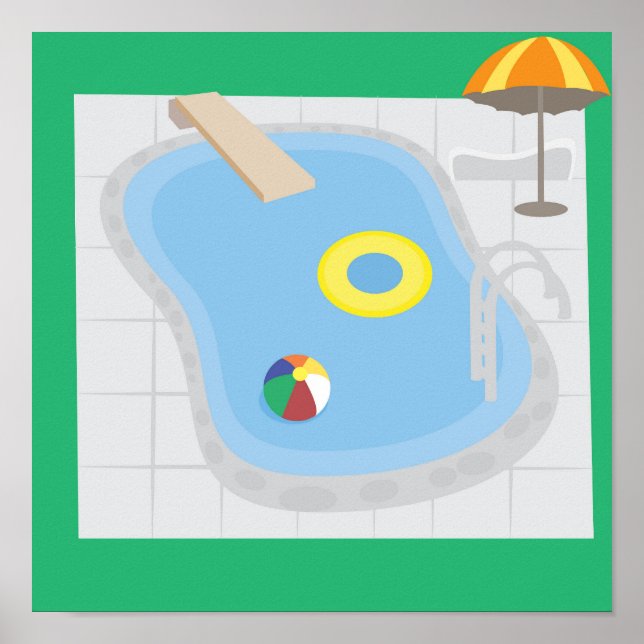Póster Piscina (Frente)