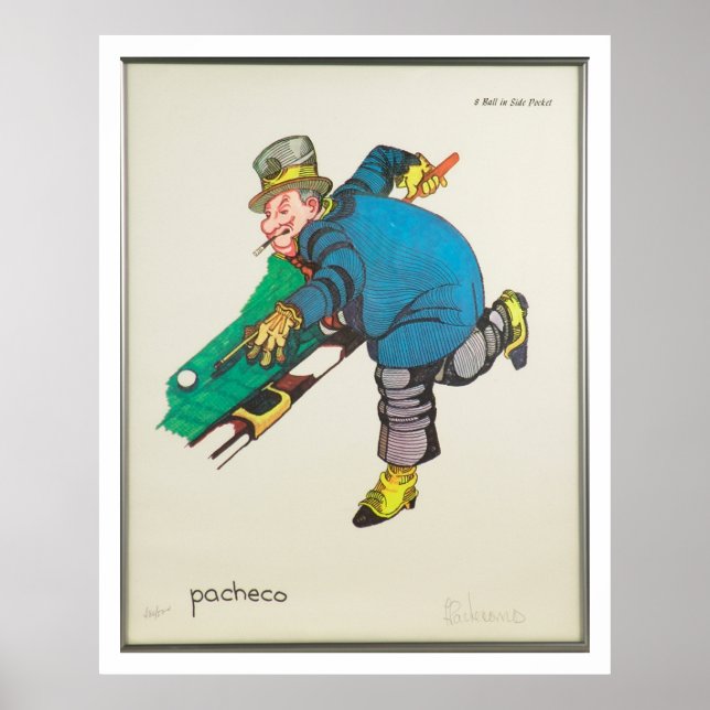 Póster Piscina de campos de aseo (Frente)