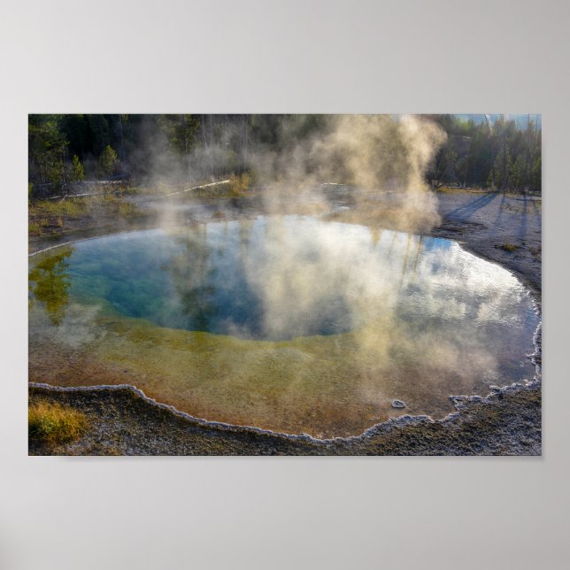 Póster Piscina de gloria matutina, Parque Nacional Yellow (Frente)
