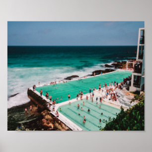 Póster Piscina de los icebergs de la playa de Bondi -