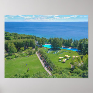 Póster Piscina del Grand Hotel, Mackinac Island, Michigan