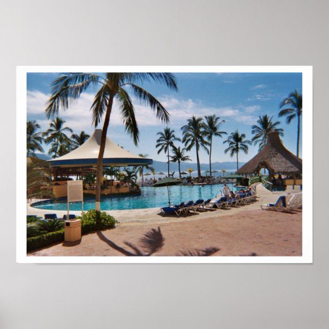 Póster Piscina Resort Puerto Vallarta (Frente)
