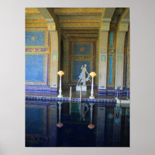 Póster Piscina Romana en Hearst Castle, California