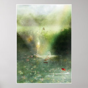 Póster Piscina sagrada