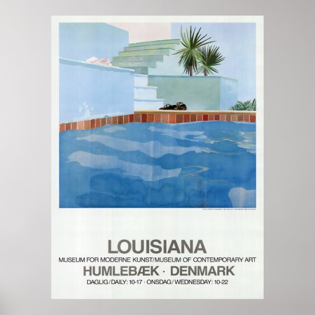 Póster Piscina Y Escaleras (Frente)