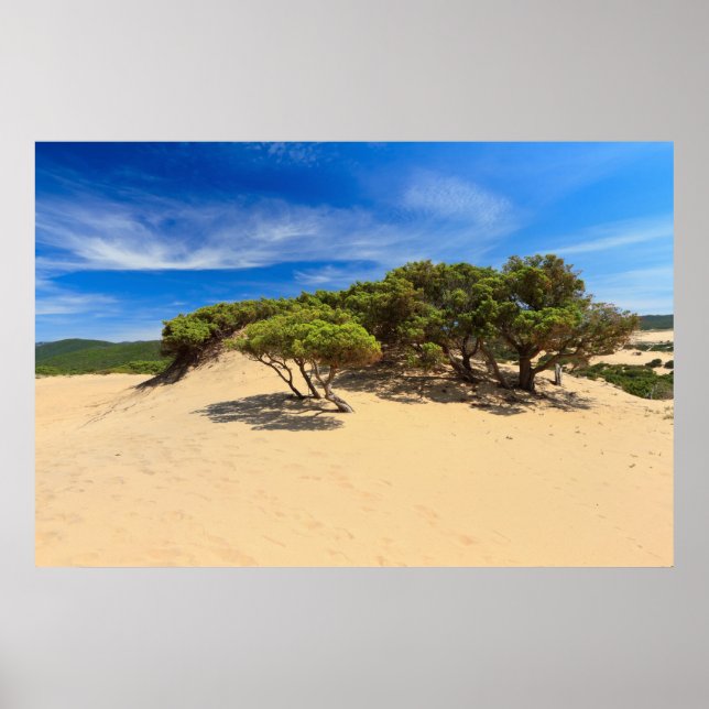Póster Piscinas dune - Cerdeña, Italia (Frente)