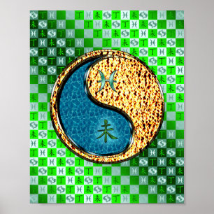 Póster Piscis & Fire Goat