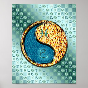 Póster Piscis & Fire Snake
