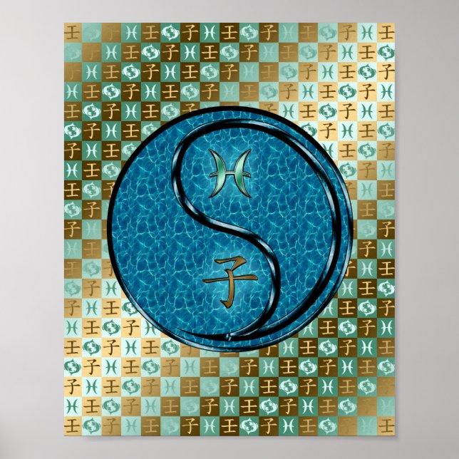 Póster Piscis & Water Rat (Frente)