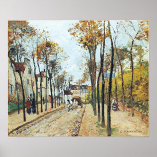 Póster Pissarro - Boulevard Des Fosses Pontoise 1872