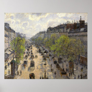 Póster Pissarro - Boulevard Montmartre Spring
