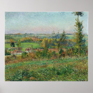 Póster Pissarro - Colinas De Thierceville A Las Afueras D