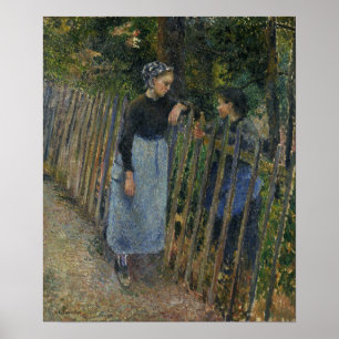Póster Pissarro - Conversación