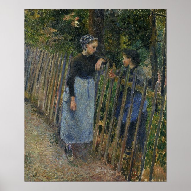 Póster Pissarro - Conversación (Frente)