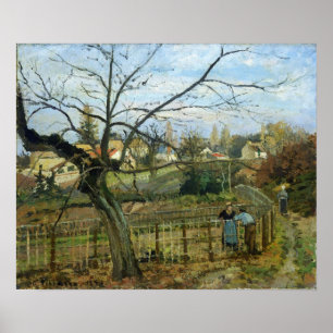Póster Pissarro - Conversación Por Viernes 1872