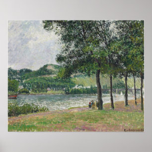 Póster Pissarro - Cours-La-Reine En El Clima Gris De Roue