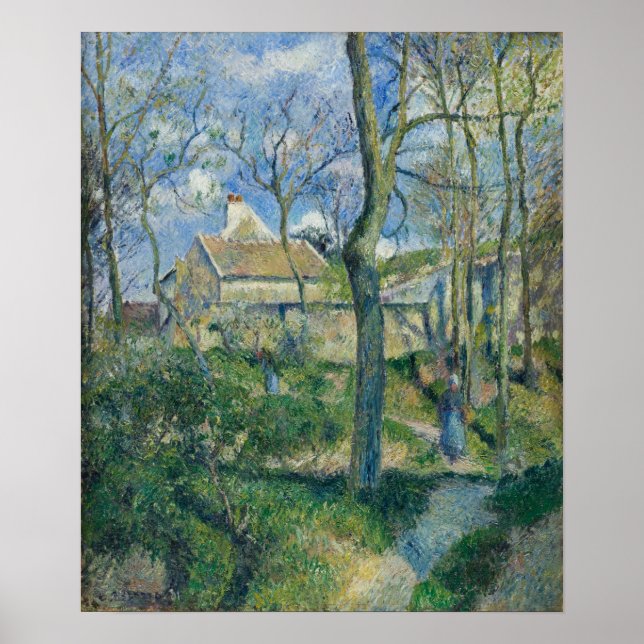 Póster Pissarro - El Camino A Les Pouilleux Pontoise (Frente)