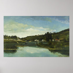 Póster Pissarro - El Marne En Chennevieres