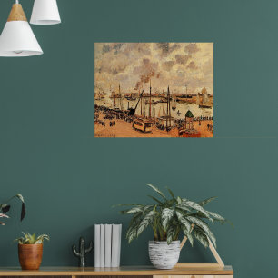 Póster Pissarro - El Puerto Le Havre