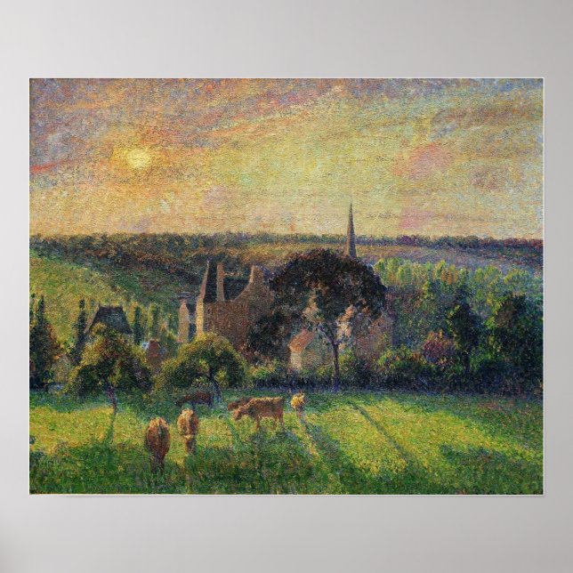 Póster Pissarro - En Eragny 1897 (Frente)
