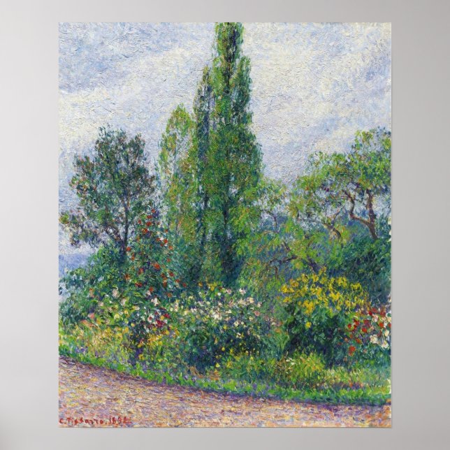 Póster Pissarro - Jardín De Octave Mirbeau En Damps (Eure (Frente)