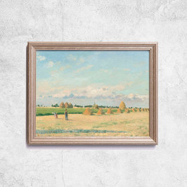 Póster Pissarro Landscape Ile De France Art