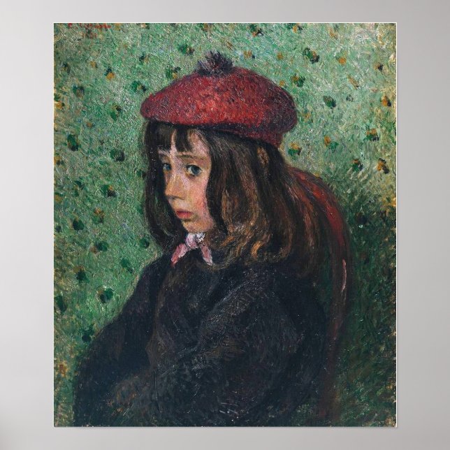 Póster Pissarro - Retrato De Félix 1881 (Frente)