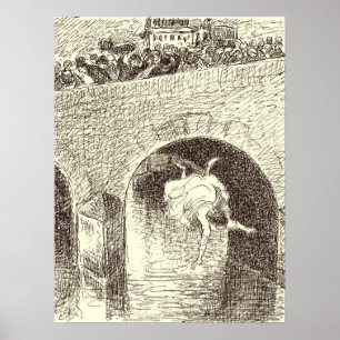 Póster Pissarro - Suicidio De Una Mujer Abandonada
