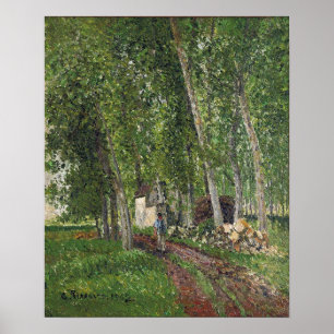 Póster Pissarro - Thicket At Moret 1902