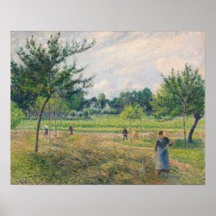 Póster Pissarro - Tiempo de Siega 1902
