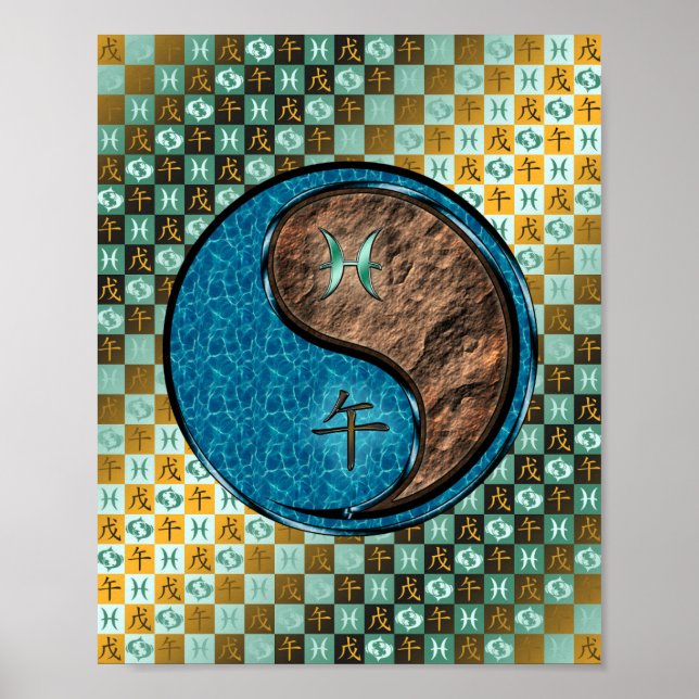 Póster Pisses y Caballo Tierra (Frente)