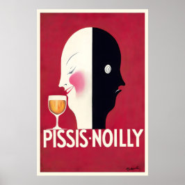Póster Pissis-Noilly Le Vermouth Vintage Comida&Bebida