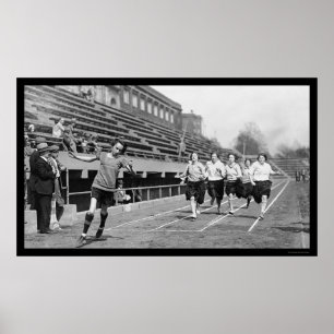 Póster Pista 1925 del campeón de Sprint