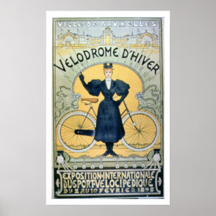 Póster "Pista de Carreras del ciclo del invierno", objeto