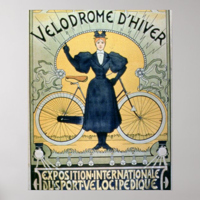 Póster 'Pista de Carreras del ciclo invernal', exposición (Frente)