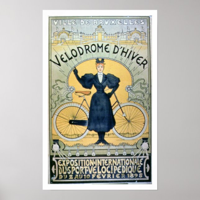 Póster 'Pista de Carreras del ciclo invernal', exposición (Frente)