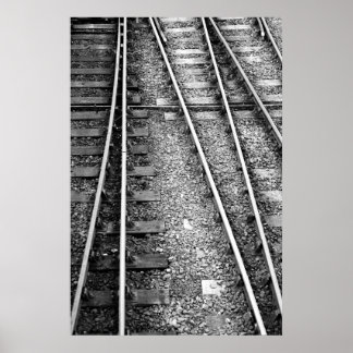 Póster Pista de tren