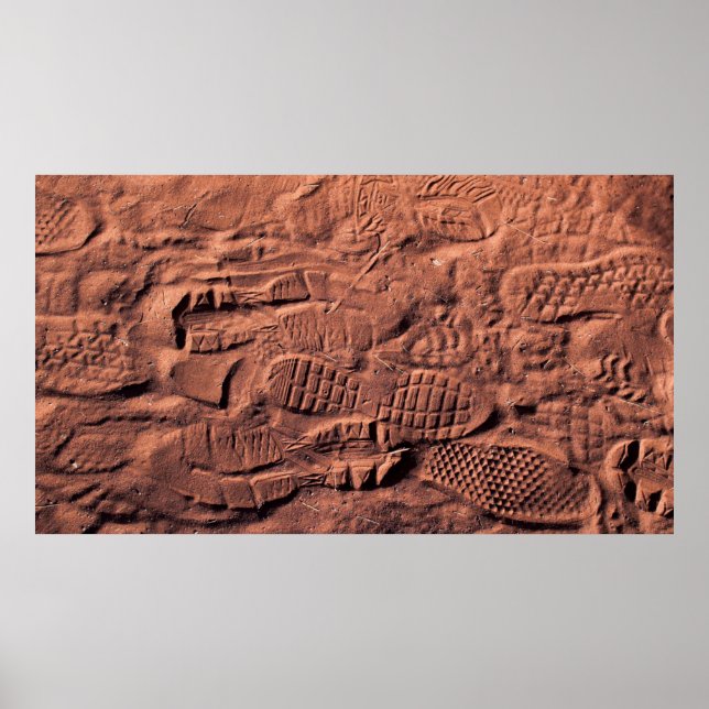 Póster Pista de zapatos (Frente)