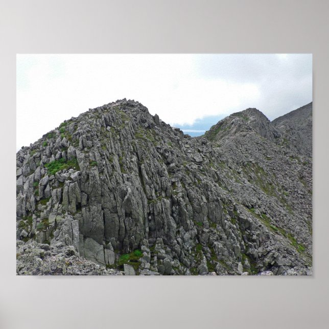 Póster Pista Knife Edge, Parque Estatal Baxter, Maine (Frente)