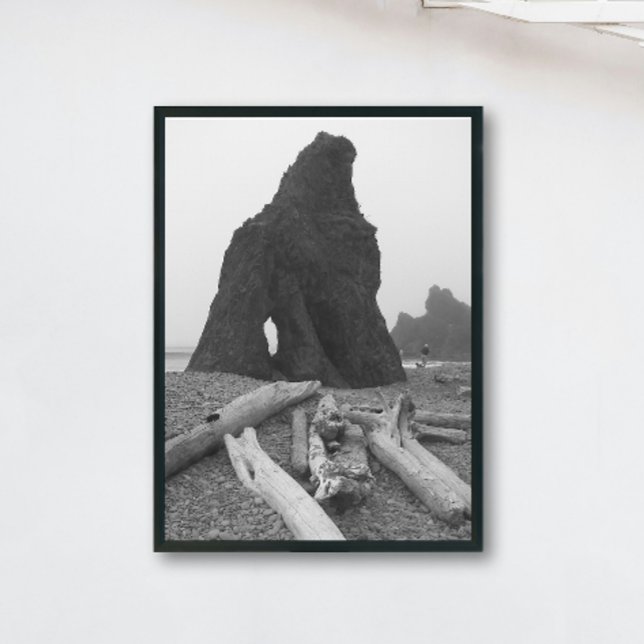 Póster Pistas de mar Glosario fotográfico blanco y negro (In Situ)