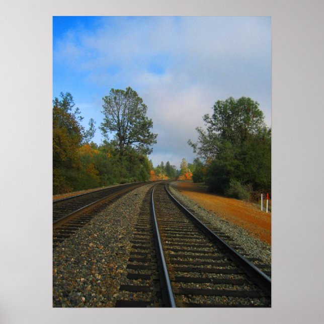 Póster Pistas de tren (Frente)