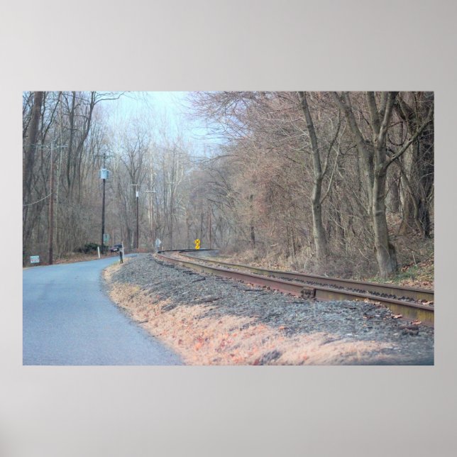 Póster Pistas ferroviarias (Frente)