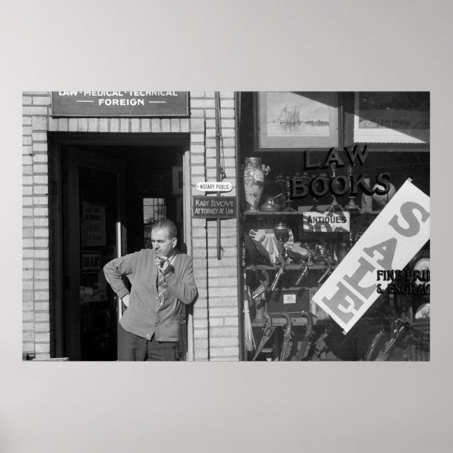 Póster Pistolas y páginas, años 30 (Frente)