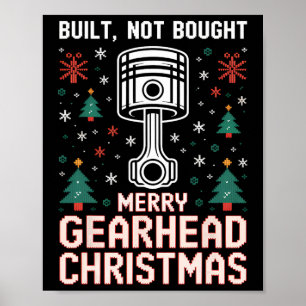 Póster Piston Funny Merry Gearhead Chris