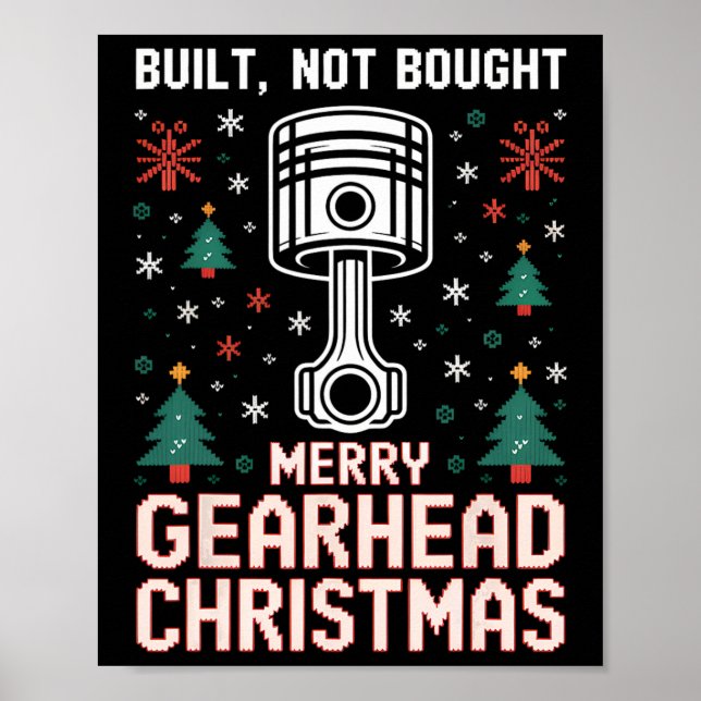 Póster Piston Funny Merry Gearhead Chris (Frente)