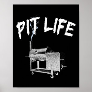Póster Pit Life Bbq Pitmaster Lifestyle
