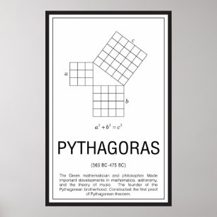 Póster Pitágoras